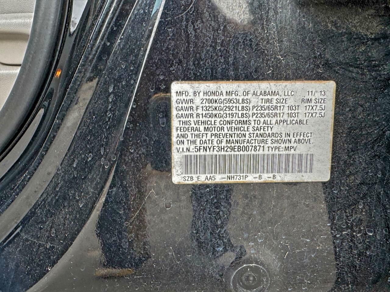 Honda Pilot Lx Image 10