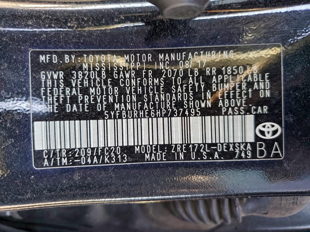 Toyota Corolla L Image 7