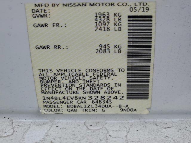 Nissan Altima Sl Image 9