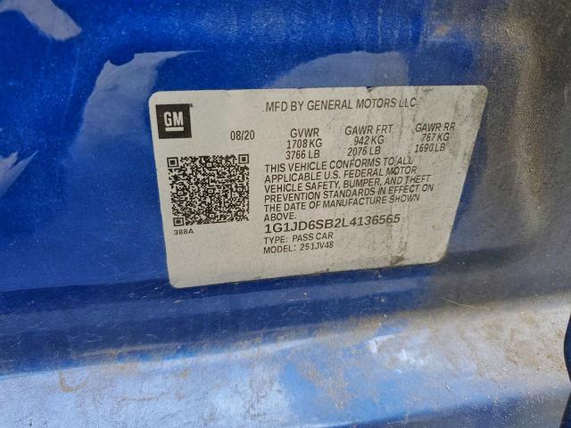 Chevrolet Sonic Lt Image 12