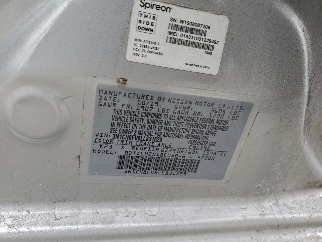 Nissan Versa Sr Image 12