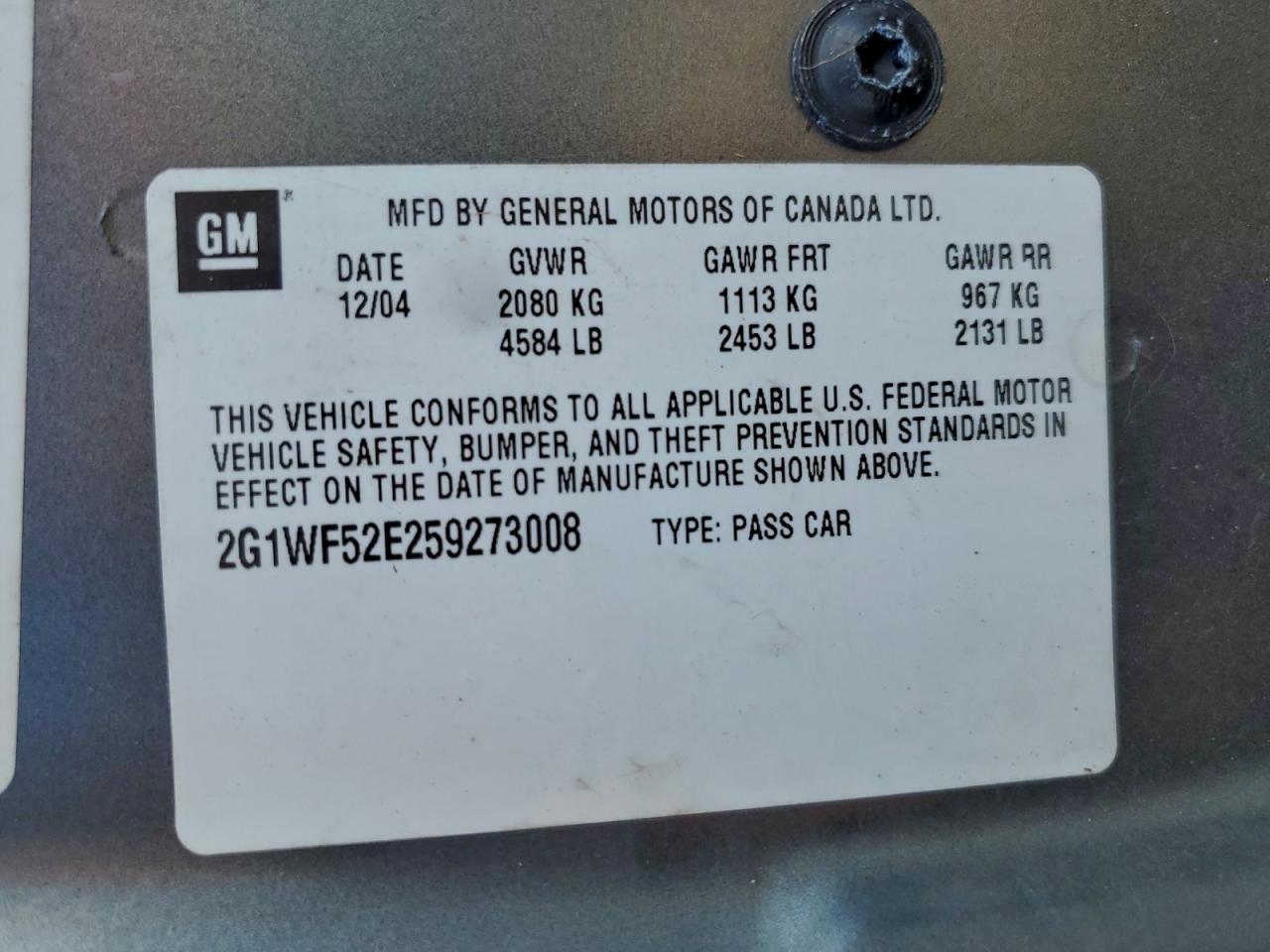 Chevrolet Impala Image 9