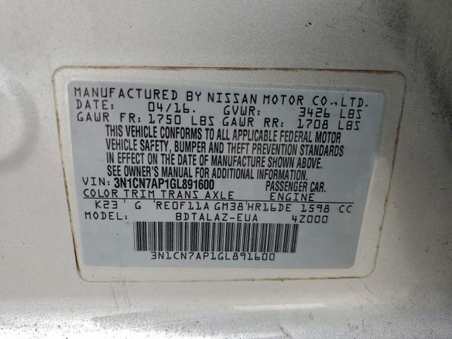 Nissan Versa S Image 10